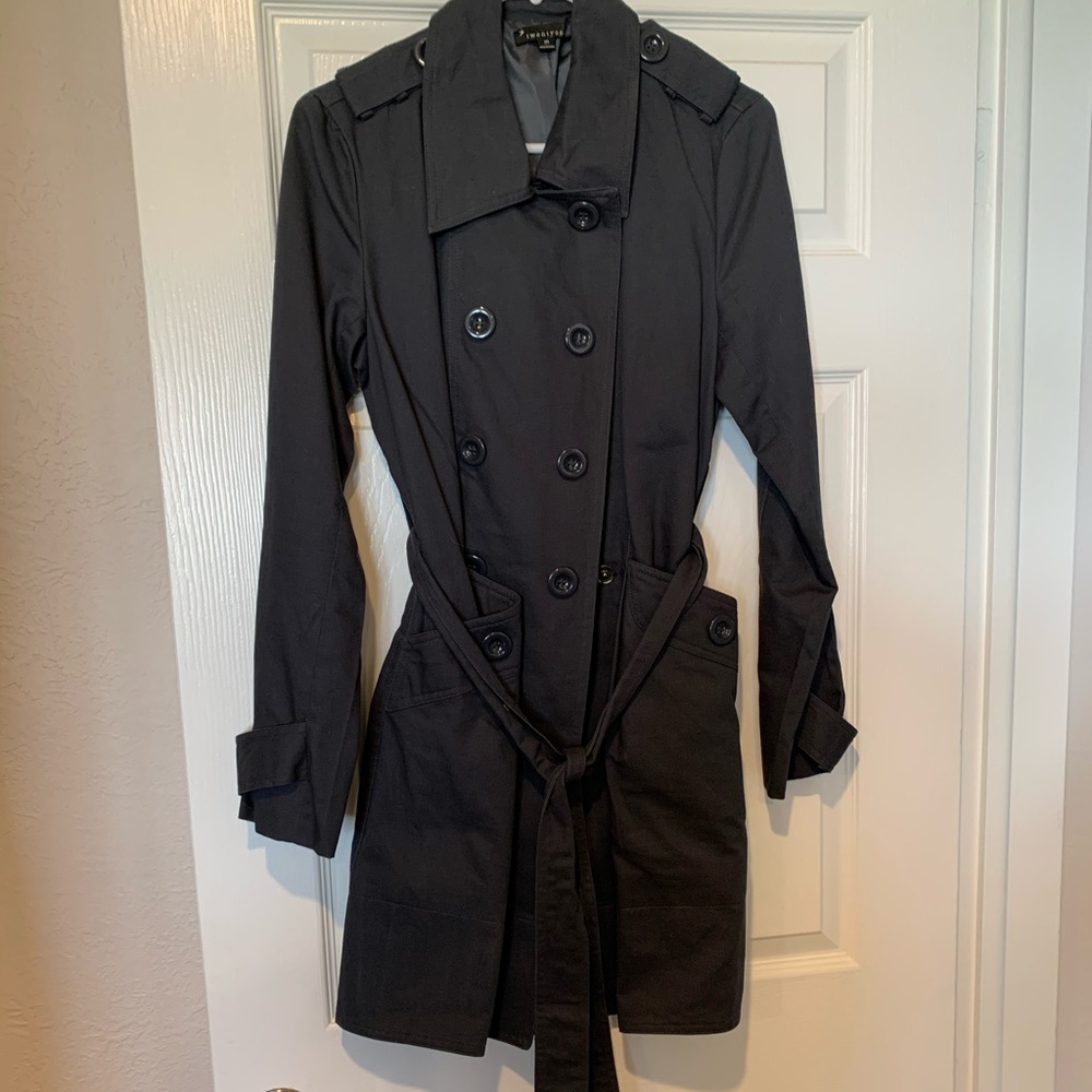 Dark grey long forever 21 coat